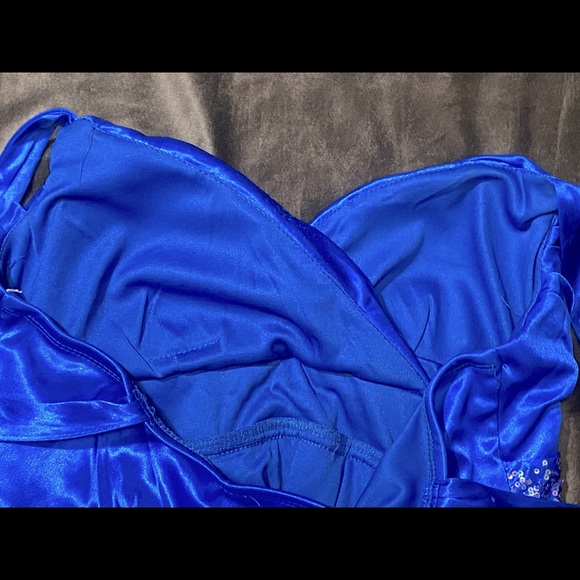 Blue Sequin Hearts dress - Picture 6 of 8